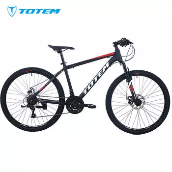 Горный велосипед Totem Xingyao 26 дюймов, 21-скоростной, черный / красный