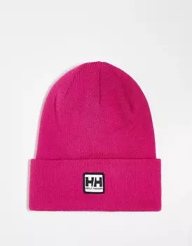 Городская шапка-манжета красного цвета Helly Hansen