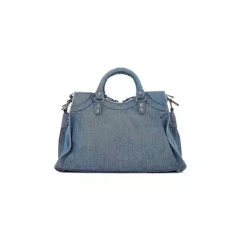 Городская сумка Balenciaga Neo Cagole, синяя