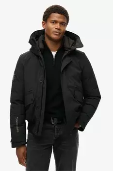 Городская утепленная куртка бомбер Superdry, черный