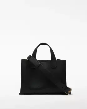 Городская женская сумка через плечо с регулируемой ручкой Adolfo Dominguez, черный