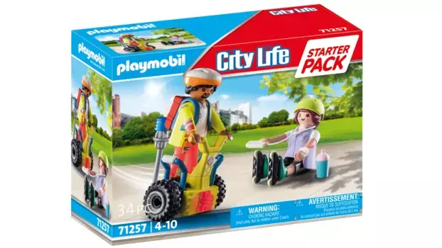 Городская жизнь стартовый пакет спасения с balance racer Playmobil