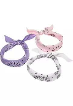 ГОРОДСКАЯ КЛАССИКА Бандана " Urban Classics Multicolor Bandana 3-Pack", белый