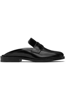 Городские лоферы Tabi на плоской подошве Maison Margiela, черный