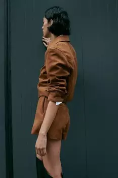 Городские шорты H&M, коричневый