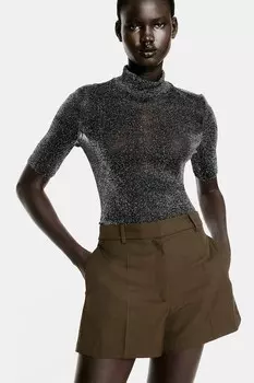 Городские шорты H&M, зеленый