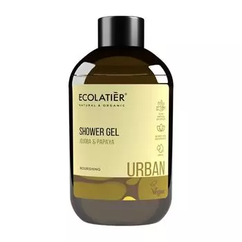 Городской гель для душа с жожоба и папайей Ecolatier, 600 мл