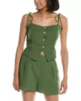 Городской гладкий топ City Sleek, зеленый