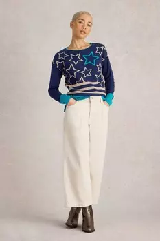 Городской многозвездный джемпер White Stuff, синий