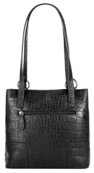 Городской рюкзак Cluty, натуральная кожа, черный