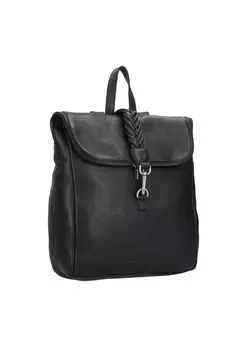 Городской рюкзак кожаный 34 см COWBOYSBAG, черный