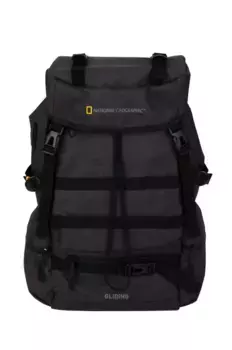 Городской рюкзак NATIONAL GEOGRAPHIC "Экспедиция" в спортивном дизайне, черный