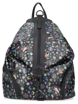 Городской рюкзак Rieker "морелия/кука" с практичным задним отделением на молнии, черный