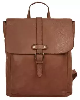 Городской рюкзак Samantha Look из натуральной кожи, производство Италия, цвет Cognac