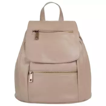 Городской рюкзак Samantha Look из натуральной кожи, производство Италия, розовый
