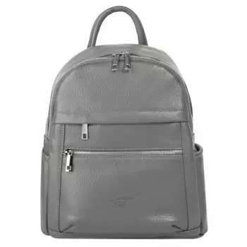 Городской рюкзак Samantha Look из натуральной кожи, производство Италия, серый