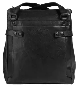 Городской рюкзак Spikes & Sparrow, натуральная кожа, черный