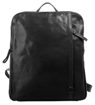 Городской рюкзак Spikes & Sparrow, натуральная кожа, черный