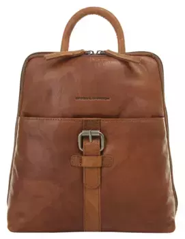 Городской рюкзак Spikes & Sparrow, натуральная кожа, цвет Cognac