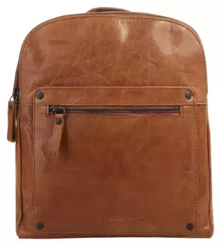 Городской рюкзак Spikes & Sparrow, натуральная кожа, цвет Cognac