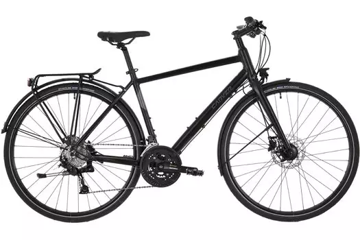 Городской велосипед Carver Uniq Zwei - 28 дюймов - Diamant - 2024, цвет Schwarz|blackdark greygrey