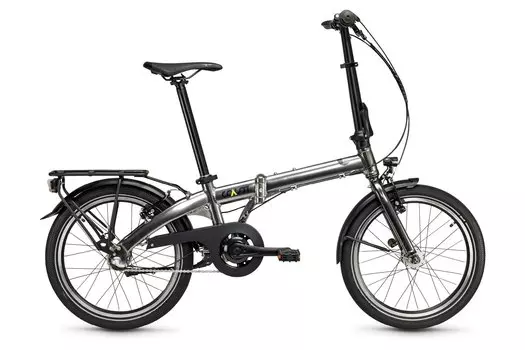 Городской велосипед Coast Hightide No. 01 - 20 дюймов - Faltrahmen - 2025, цвет Grau|Anthracite