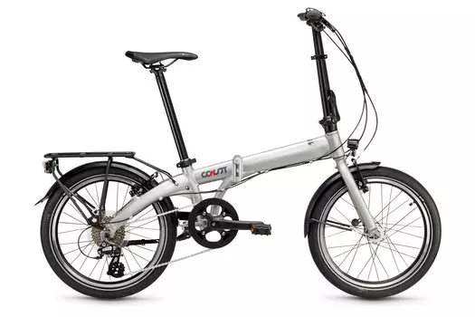 Городской велосипед Coast Hightide No. 03 - 20 дюймов - Faltrahmen - 2025, цвет Silber|Silver