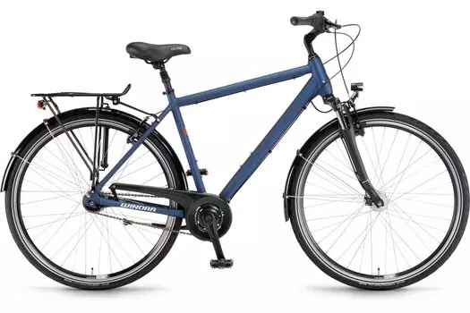 Городской велосипед Winora Holiday N7 - 28 дюймов - Diamant - 2024, цвет Blau|Cobalt matte