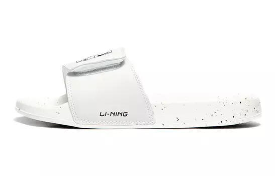 Горячие шлепанцы женские белые Lining