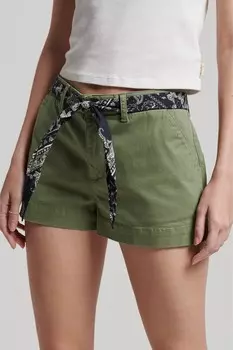 Горячие шорты-чиносы Superdry, зеленый