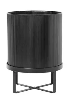 Горшок для цветов Bau Pot L ferm Living, черный
