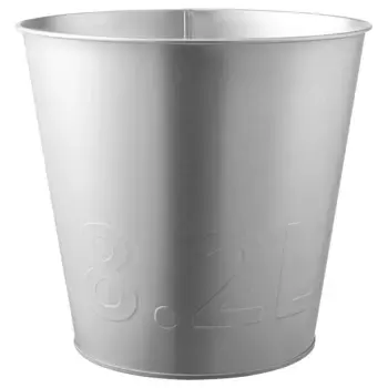 Горшок для растений из стали, оцинкованный, 24 см, KERBR IKEA