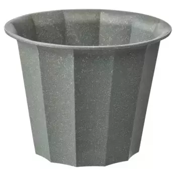 Горшок для растений из стали, серый, 9 см, BUSKVERK IKEA