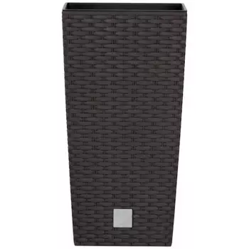 Горшок для растений Prosperplast «Рато квадрат», ШхГхВ: 26,5х26,5х50 см, коричневый