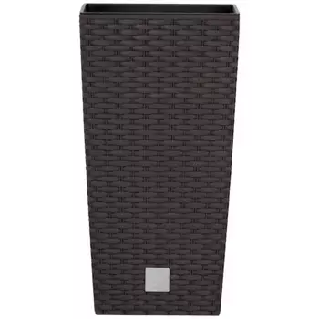 Горшок для растений Prosperplast «Рато квадрат», ШхГхВ: 22,5х22,5х42,1 см, коричневый