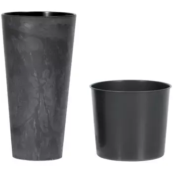 Горшок для растений Prosperplast «Tubus Slim Effect», xH: 40x76,2 см, антрацит