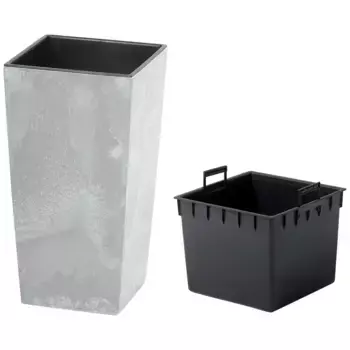 Горшок для растений Prosperplast «Urbi Square Beton», ШхГхВ: 32,5х32,5х61 см, цвет betongrau