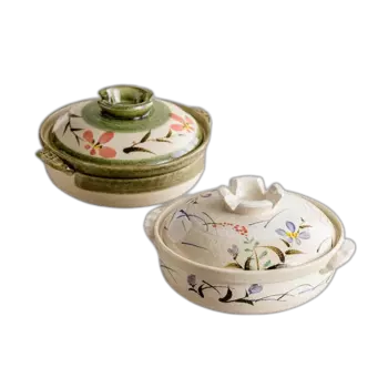 Горшок керамический с рисунком Platycodon Unbrand