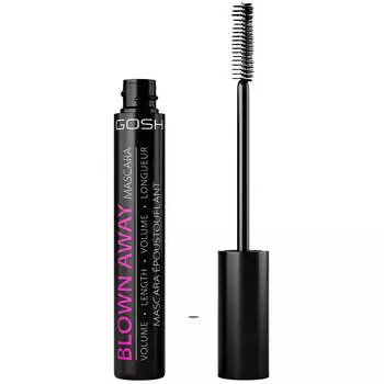 Gosh Blown Away Mascara утолщающая и удлиняющая тушь для ресниц 002 Carbon Black 10мл