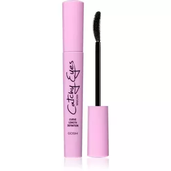 Gosh Catchy Eyes Allergy Certified утолщающая тушь для чувствительных глаз оттенок 001 Черный