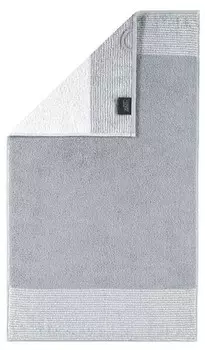Гостевое полотенце Caw Luxury Home Two-Tone 1er Pack, 50x10x30 см цвет platin