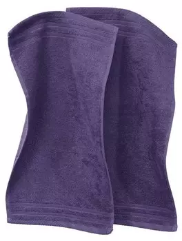 Гостевое полотенце Erwin Mller 2er-Pack 108615, 30x1x50 см, фиолетовый