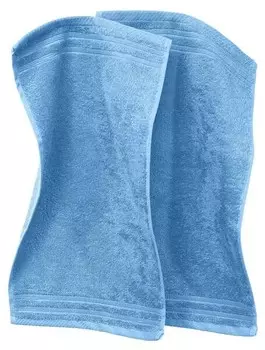 Гостевое полотенце Erwin Mller 2er-Pack 108615, 30x1x50 см, светло-голубой