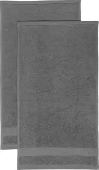 Гостевое полотенце Erwin Mller 2er-Pack 155132, 30x1x50 см, антрацитовый