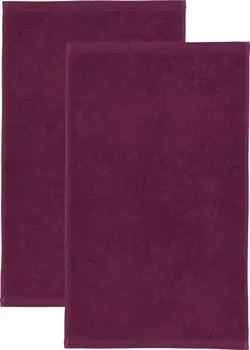 Гостевое полотенце Erwin Mller 2er-Pack 155414, 30x1x50 см цвет beere