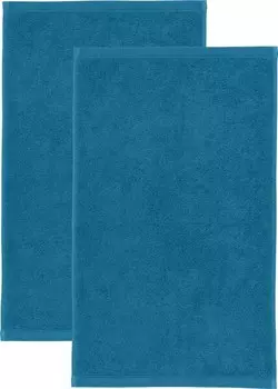 Гостевое полотенце Erwin Mller 2er-Pack 155414, 30x1x50 см цвет ozeanblau