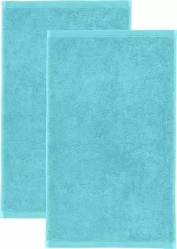 Гостевое полотенце Erwin Mller 2er-Pack 155414, 30x1x50 см, бирюзовый
