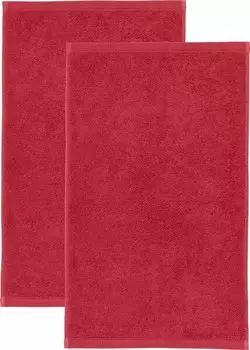 Гостевое полотенце Erwin Mller 2er-Pack 155414, 30x1x50 см, красный