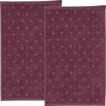 Гостевое полотенце Erwin Mller 2er-Pack 200373, 30x1x50 см цвет beere