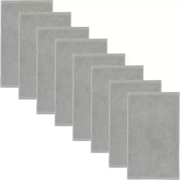 Гостевое полотенце Erwin Mller 8er-Pack 161521, 30x1x50 см, серебряный